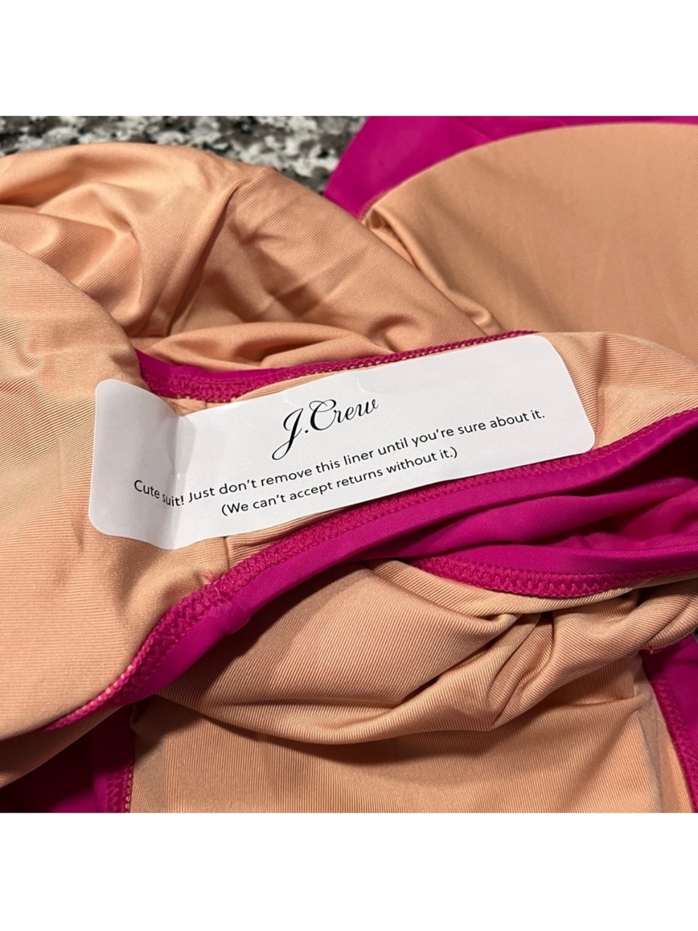 J. Crew Fuchsia Ruffle V-Neck One-Piece Swimsuit - Picture 11 of 13